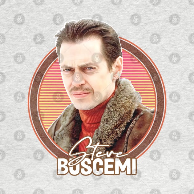 Steve Buscemi // Retro Style Fan Art Design by DankFutura